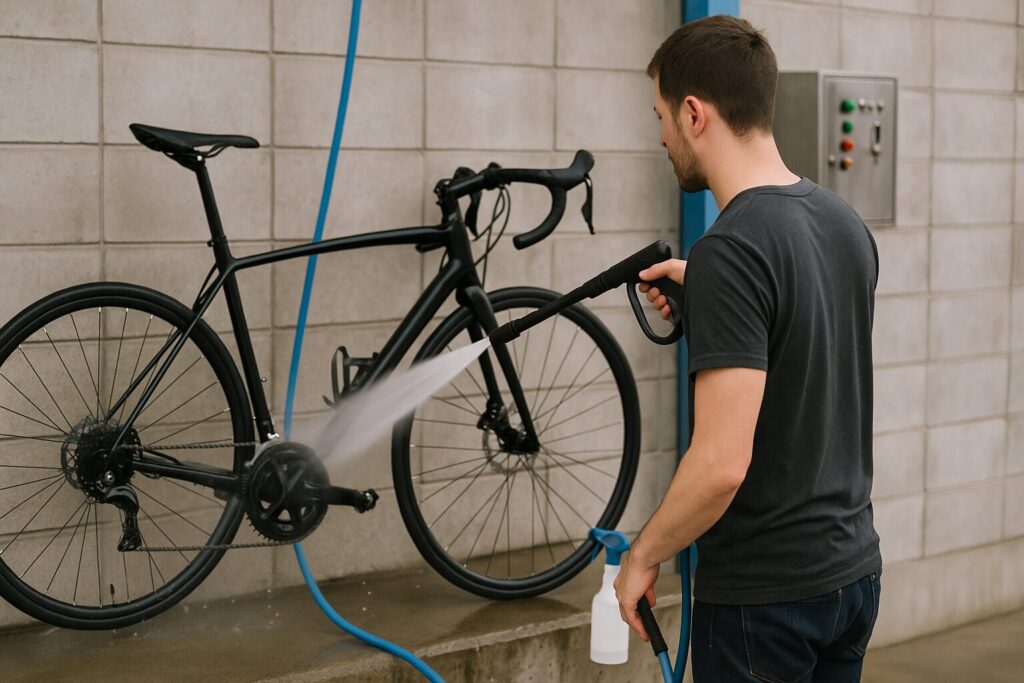 洗車後の水切りと注油の仕上げ手順|セルフ自転車洗車の最終チェック