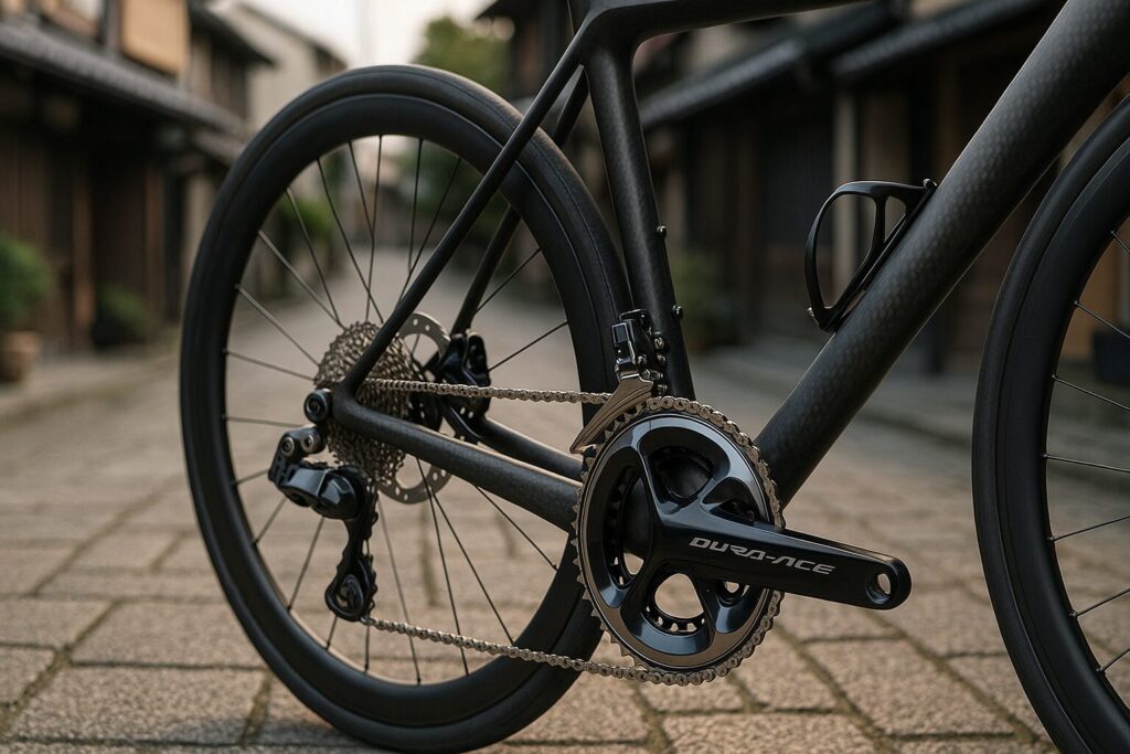 自転車の高級ランキングの本文イメージ(素材・コンポの違いを示すイメージ写真)