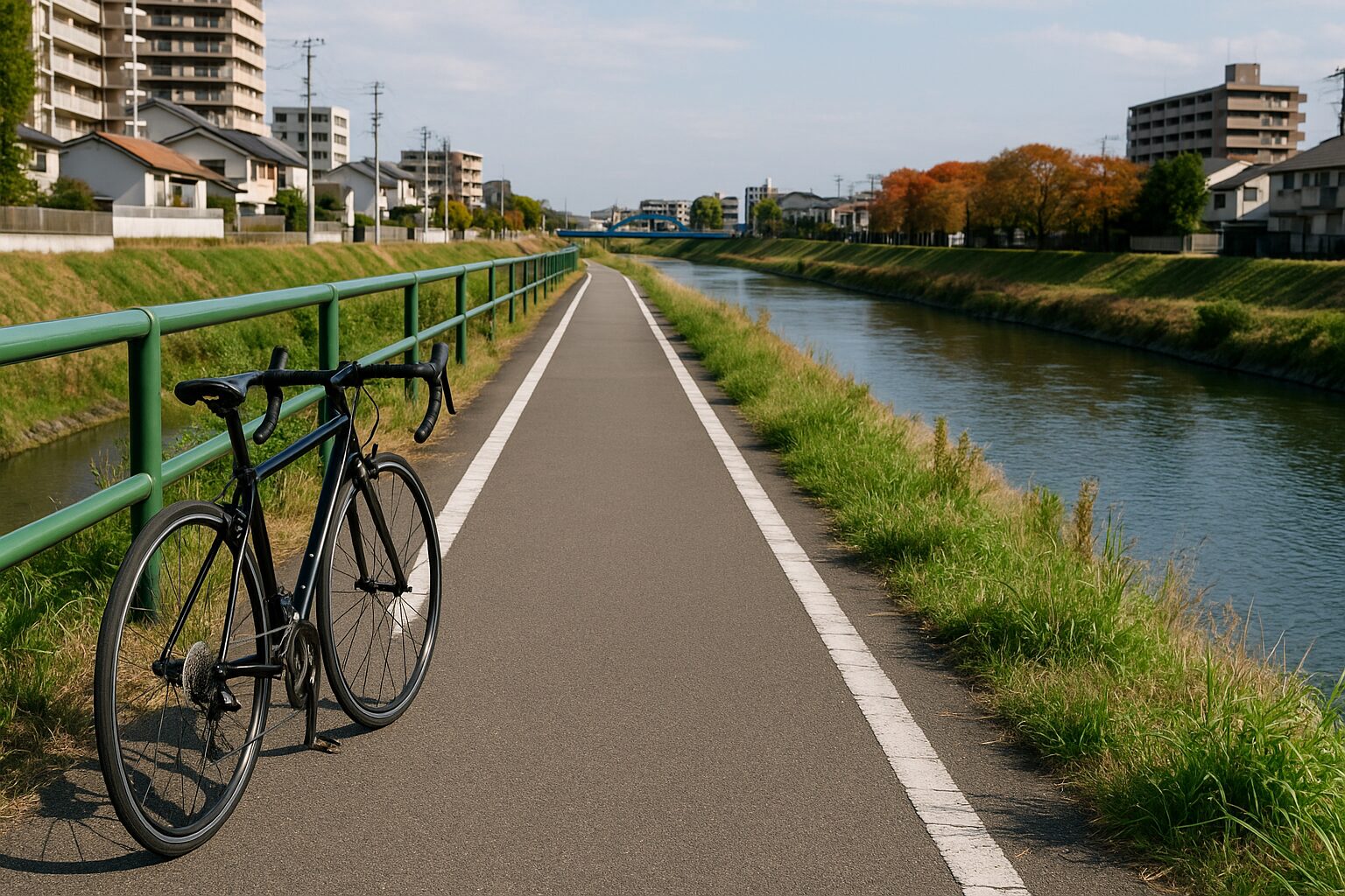 天白川サイクリングコース｜春夏秋冬の景色と立ち寄りポイントまとめ