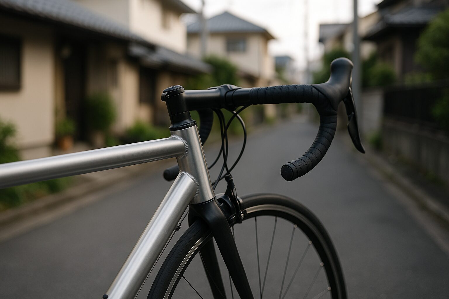 ロードバイク アルミフレーム 最強の銀色フレーム接合部