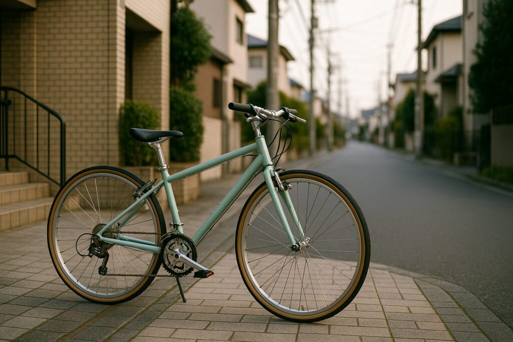 自転車 ルイガノ 評判、住宅街のクロス