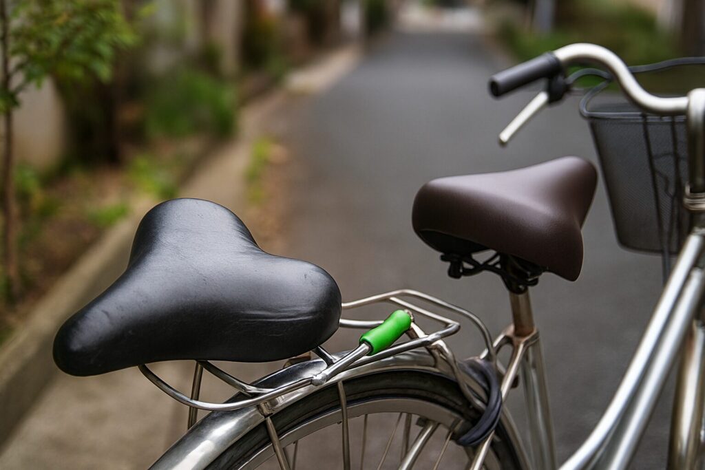 ママチャリサドル交換の手順図解