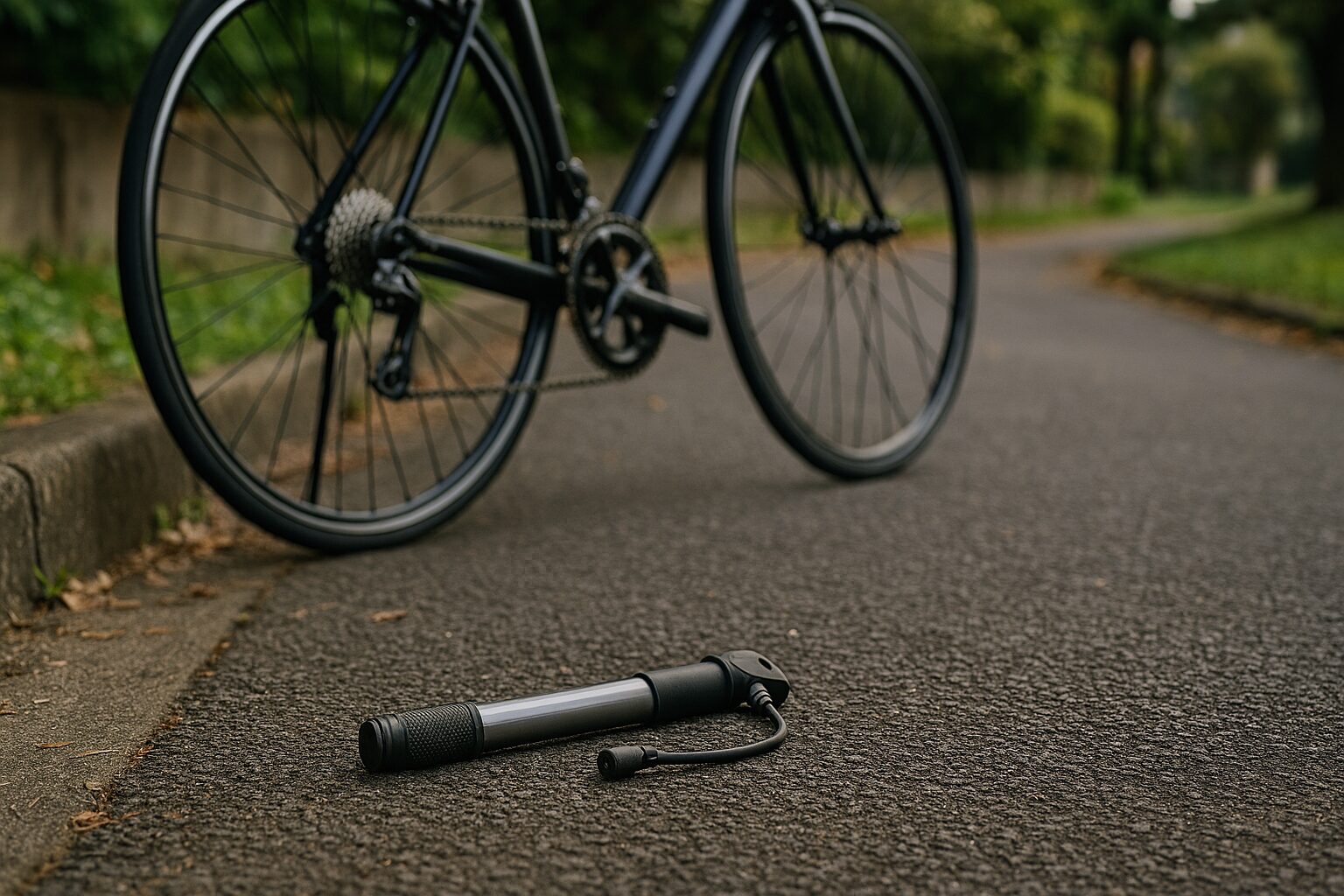 ロードバイク 携帯ポンプ いらない舗道