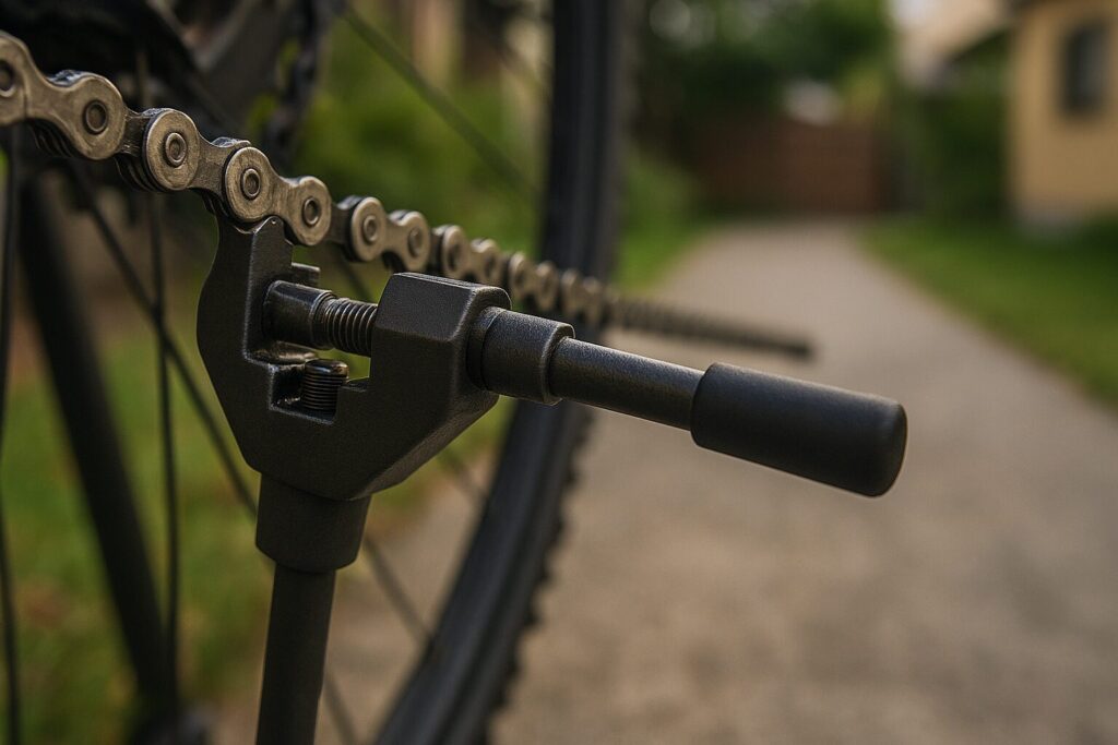 チェーンカッターを使って自転車チェーンを安全に交換する手順