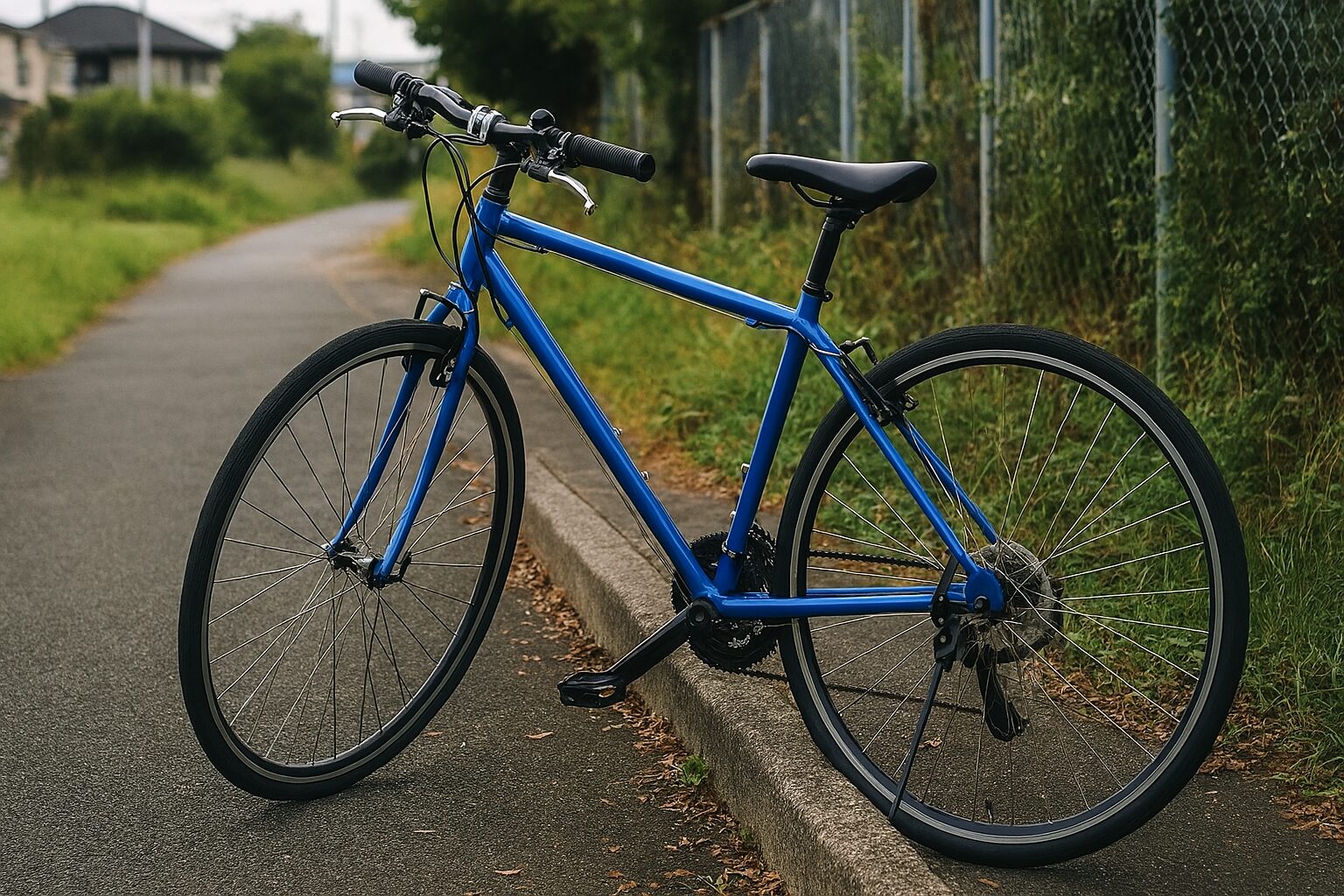 ジオスミストラル後悔を象徴する青い自転車