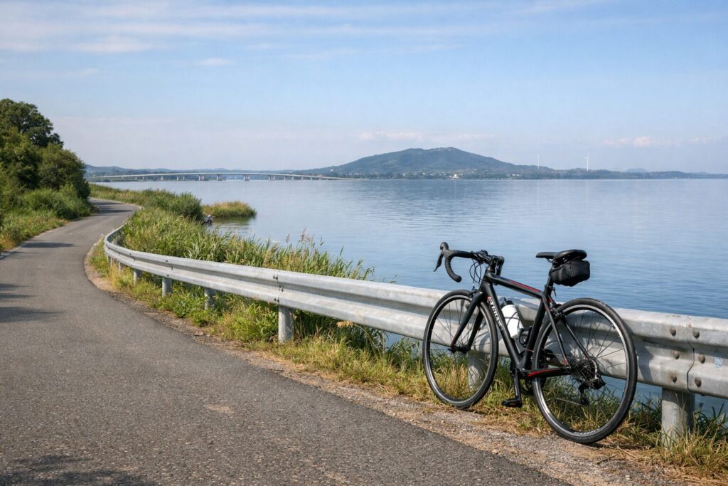カスイチの湖畔風景
