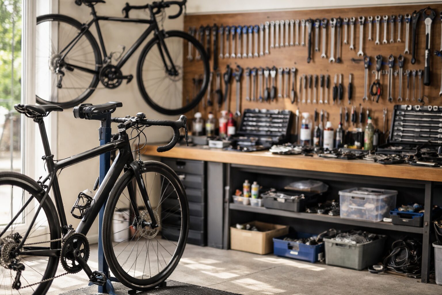 整備作業場とワイズロード工賃の説明