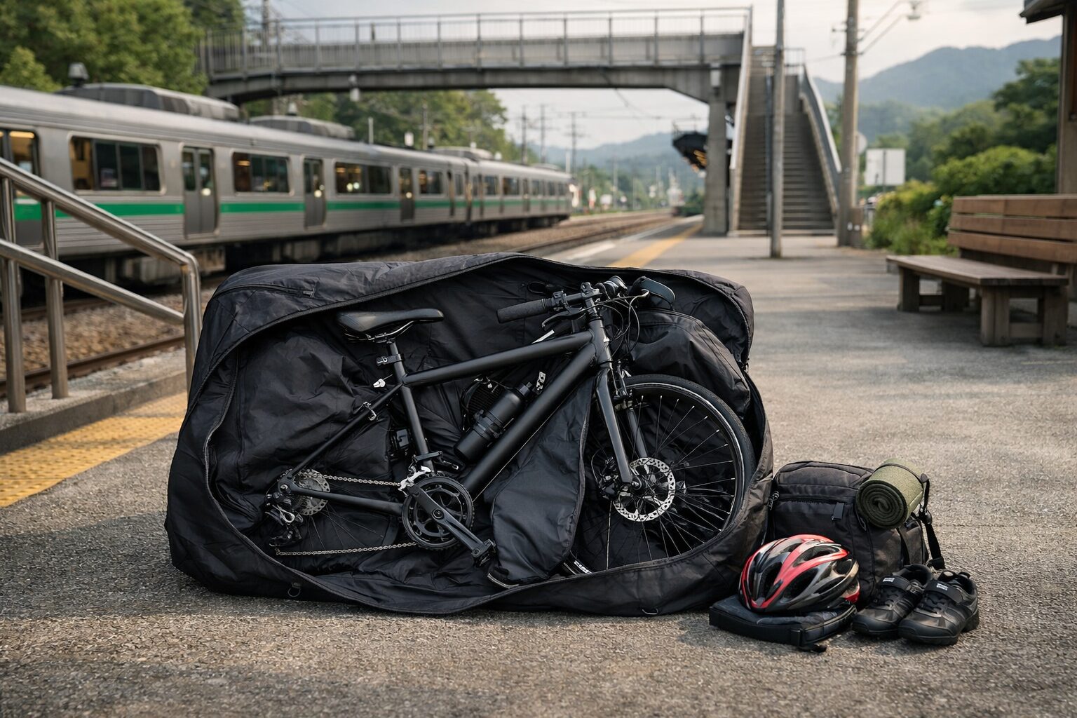 折りたたみやすいクロスバイク