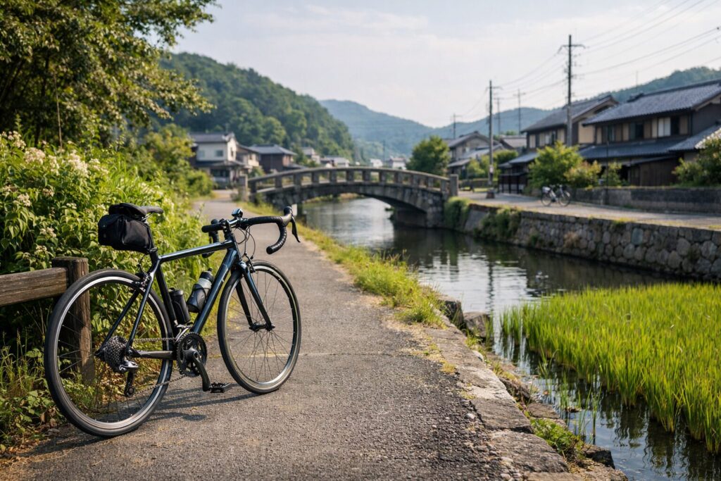 ロードバイク用リフレクター装着例