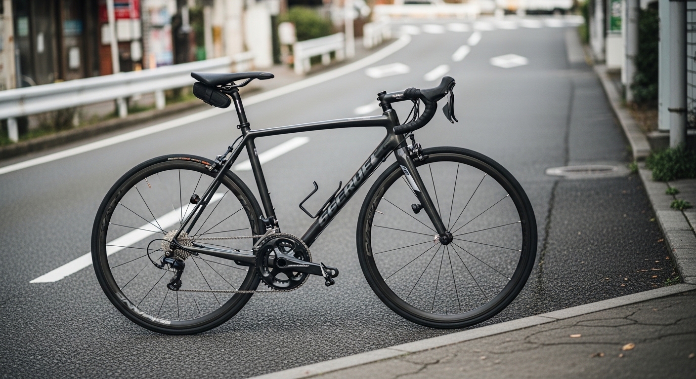 ドイツブランドのロードバイクが並び、性能や特徴の違いを伝える洗練された比較イメージ