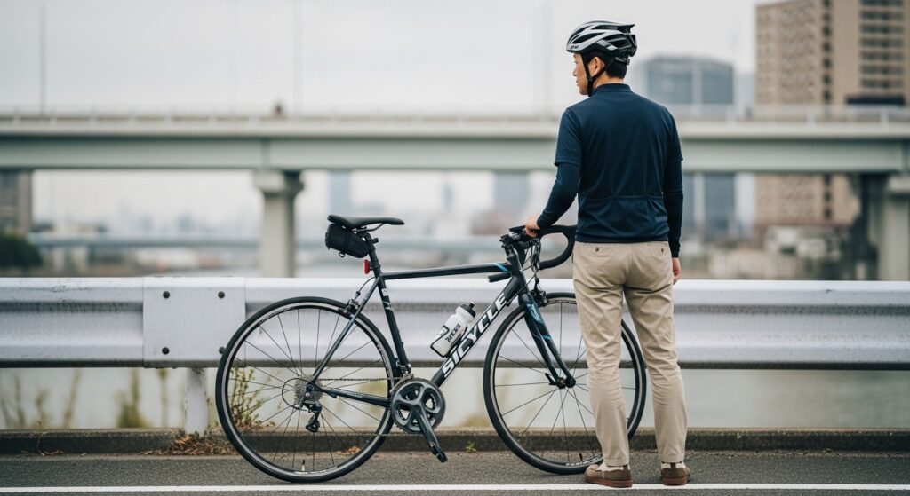 ドイツ製自転車を選ぶ日本人男性