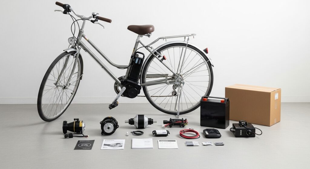 後付け電動化キットの構造と注意点