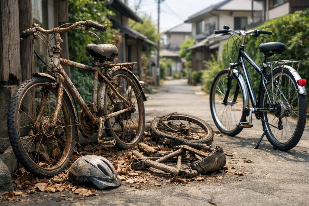 自転車の耐用年数5年とされた判例解説図