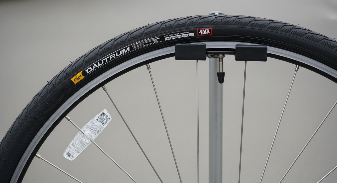 自転車タイヤの歪み確認と修理判断のポイント