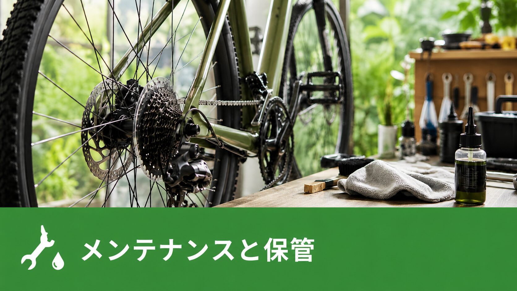 メンテナンスと保管