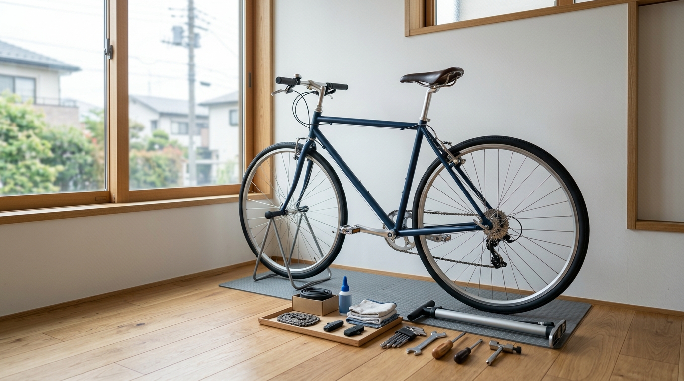 自転車の異音トラブル対策のイメージ