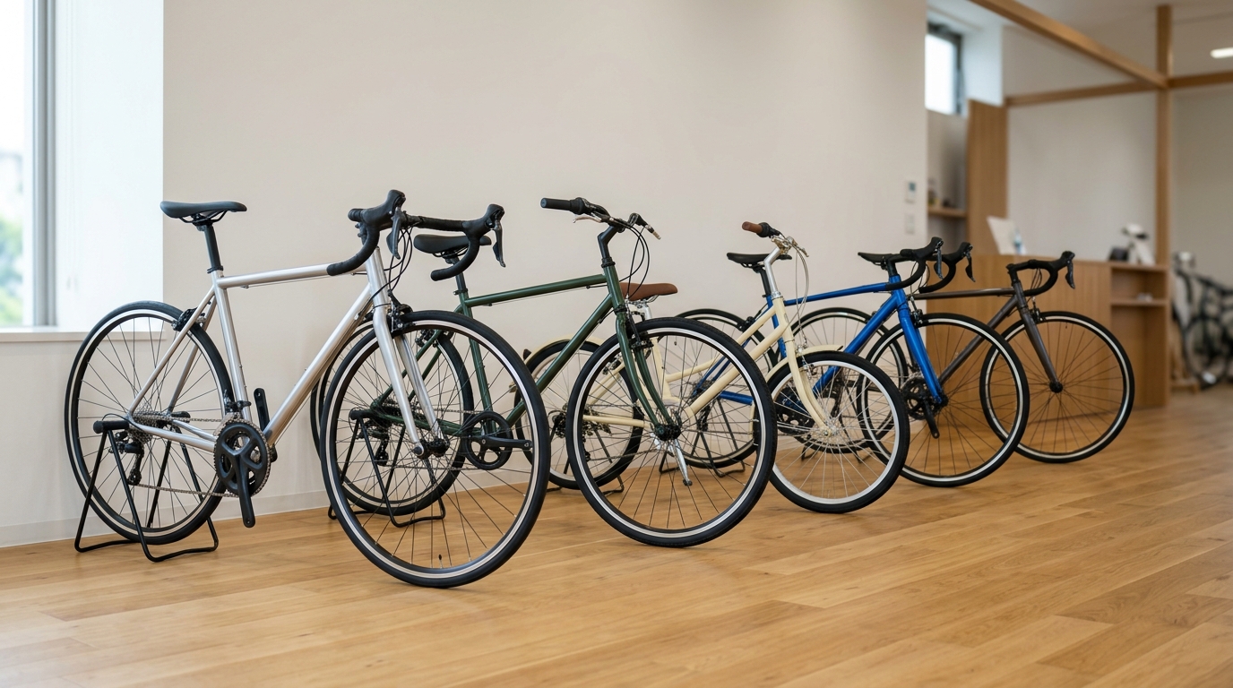 自転車の白タイヤ選びのイメージ