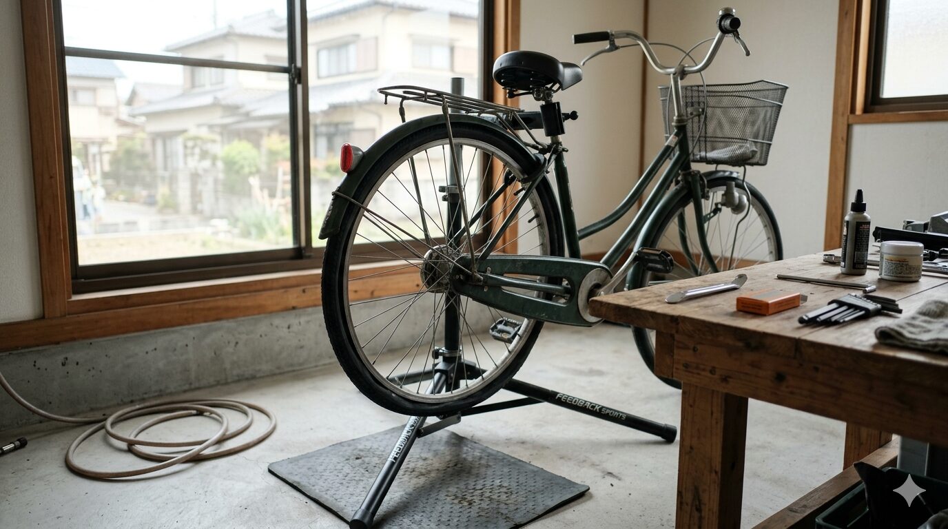 自転車の安全点検と対策を表すイメージ画像