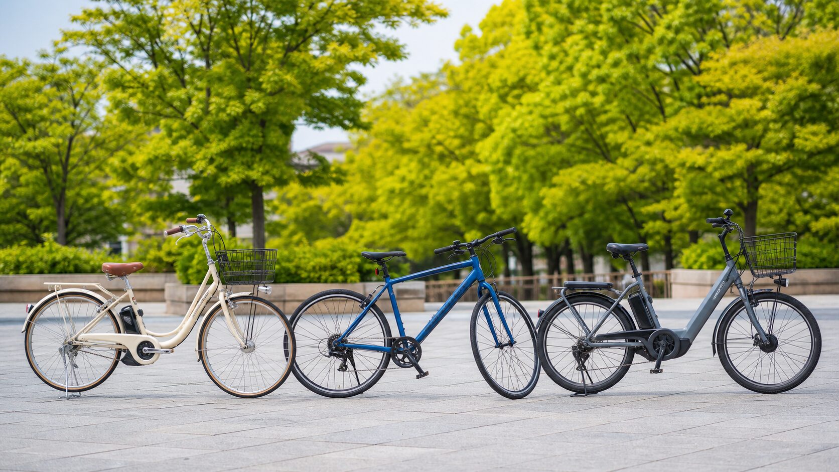 用途別の自転車比較を表すイメージ画像