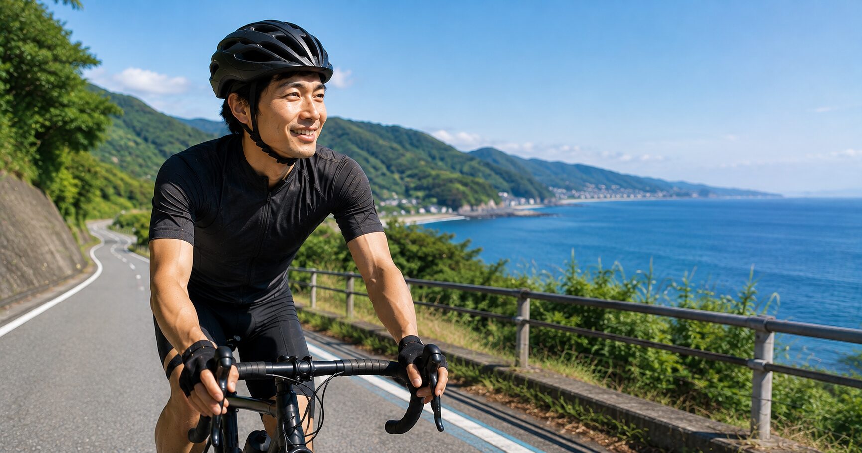 自転車のブレーキレバーの調整方法を表すイメージ画像
