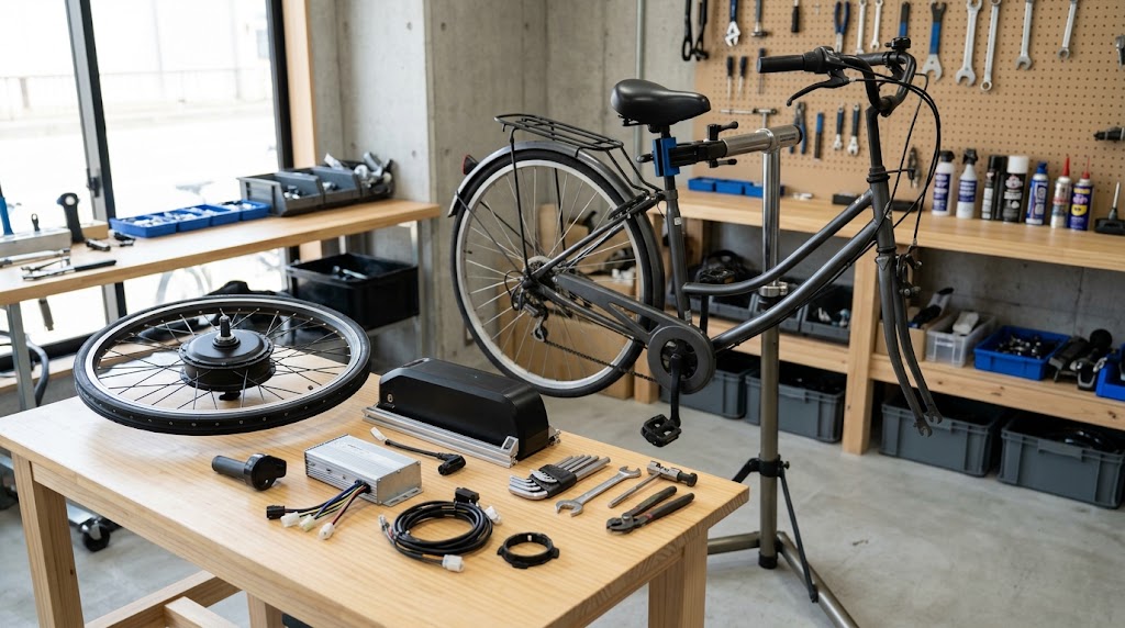 自転車ペダルの軽量化を表すイメージ画像