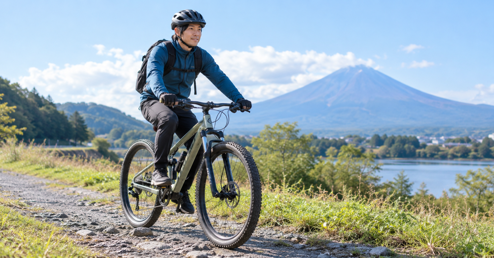 自転車用サスペンションの特徴を表すイメージ画像
