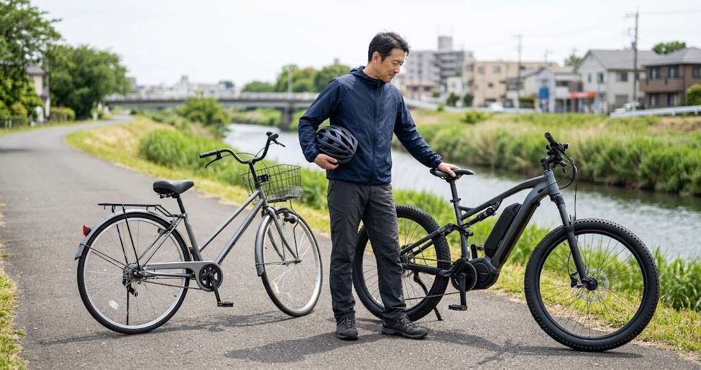 軽量なクロモリロードバイクを表すイメージ画像